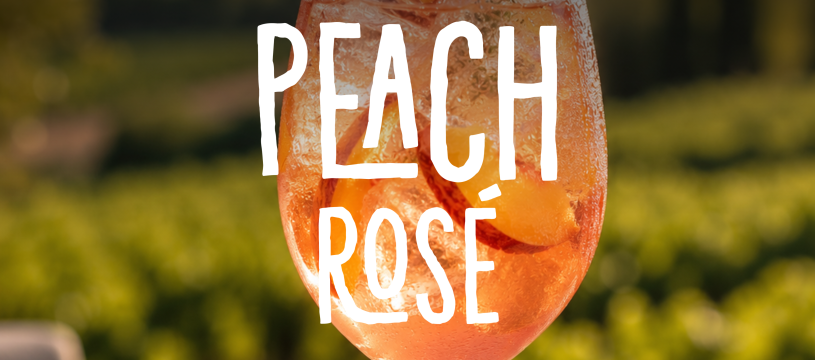 Le Peach Rosé : un cocktail au rosé et à la pêche